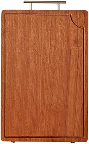 Vzqr 黒檀 無垢材 木製まな板 両面 大型 50×35×3cm 家庭用・業務用キッチン向け 高級カッティングボード 刃当たり良好 耐久性に優れ 肉・野菜・魚の下ごしらえに (40*30*2.5cm)