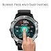 Orzero (3 Pack) Screen Protector Compatible for Garmin Fenix 6/6 Sapphire / 6 Pro / 6 Pro Solar/Forerunner 165/165 music Tempered Glass 2.5D Arc Edges 9H HD Anti-Scratch Bubble-Free