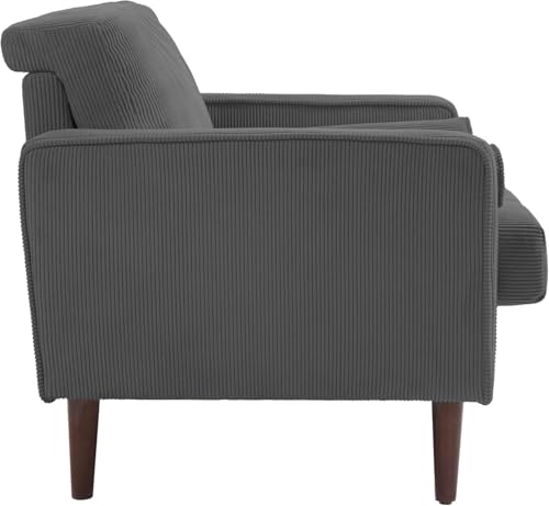 Sillón Plegable Corduroy Gris miniatura 5