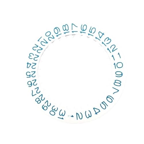 1個 NH35 NH36 日付ダイヤル NH35 NH36 NH34 ムーブメント SKX007 SKX009 レッド ブルー ブラック 自動巻き機械式ムーブメント デイデイトダイヤルホイール(A3)