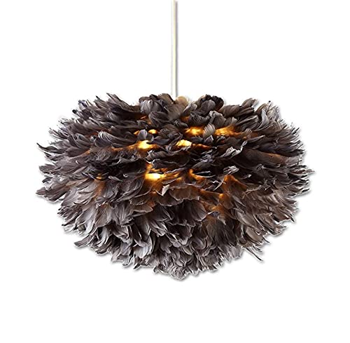 Lumière de plume moderne 30cm pour créer un nid douillet dans la chambre d'enfant