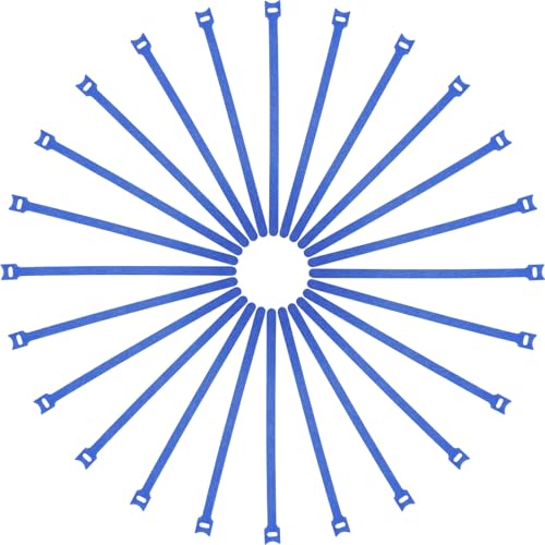 GALPADA 100 piezas Bridas de Sujeción para Cables Organizador de Cables Envolturas para Carga y Gestión de Cables de Computadora bajo Escritorio miniatura 1