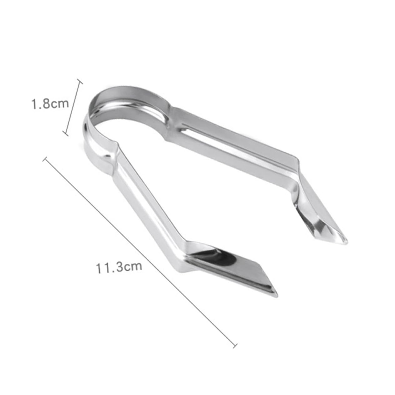 BRIGHTFUFU 3Pcs Stainless Steel Pineapple Remover Clip Kitchen Gadget for Easy Pineapple Eye Removal Food Grade Tool for Fruits and Vegetables Silver