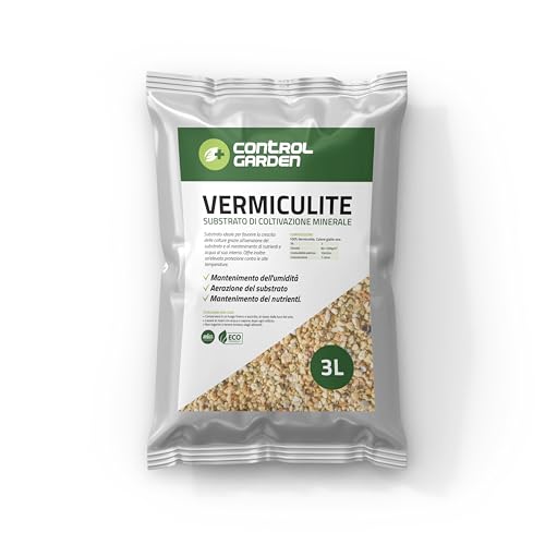 [PROTEZIONE CONTRO ALTE TEMPERATURE] La Vermiculite funge da barriera isolante, proteggendo le radici delle piante dalle alte temperature. Ciò è particolarmente utile nelle regioni con climi caldi in cui il terreno tende a riscaldarsi troppo