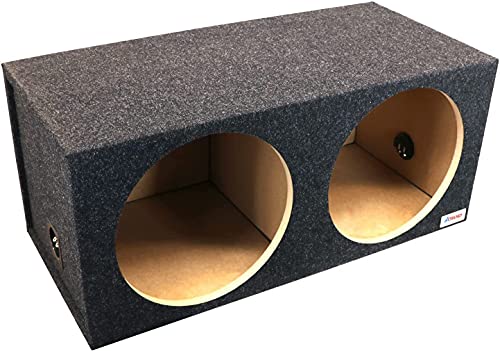 Atrend 15DQ 15â€ Dual Sealed Subwoofer/Speaker Enclosure Subwoofer Box Designed to Let The Music Move You. High Grade MDF Construction with Nickel Finish Speaker Terminals