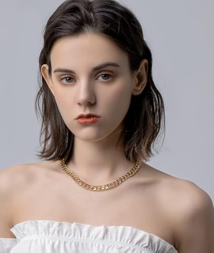 LILIE&WHITE Gold Chain Necklace For Women Snake Chain Herringbone Necklace Gold Choker Necklaces Fashion Necklaces Gift2