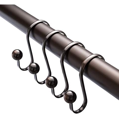 HAUTALL Duschvorhang-Haken Bronze Cover