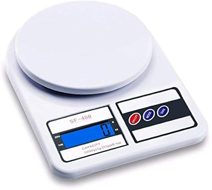 Stealodeal Electronic Digital Kitchen 10kg Weighing Scale (White)