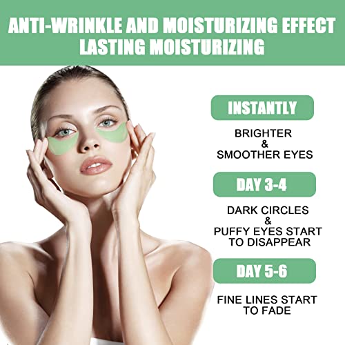 Imeasy Aloe Vera Eye Mask, Under Eye Patches, Eye Patches For Puffy Eyes, Hyaluronic Acid Collagen Under Eye Mask, Anti Wrinkle And Fine Lines Pads,Dark Circles Treatments For Beauty(60 Pcs) #TOP4