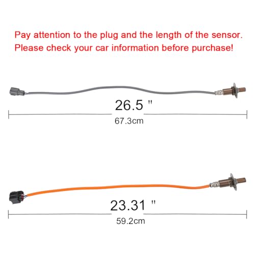 Sensor de Oxígeno JDMON 2PCS para Subaru 2.5L H4 miniatura 6