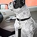 Lantelme Hunde Auto Sicherheitsgurt Adapter extra stark Gurtadapter ausziehbar bis 60cm Farbe schwarz für Autogurt KFZ Wohnmobil Fahrzeug 4913