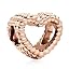 C01-Beaded Open Heart Charm