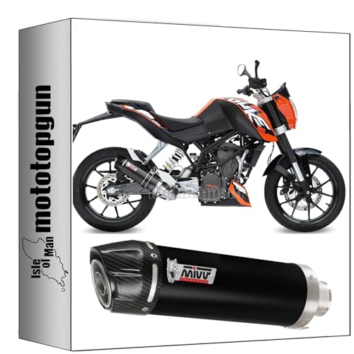 Ligne complete Mivv compatible KTM 200 Duke ameliorant la sonorite moto