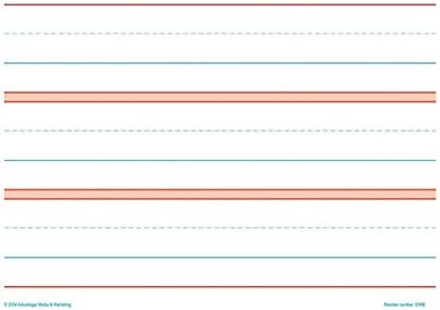 Raised Line Kindergarten Practice Paper (250 Sheets)