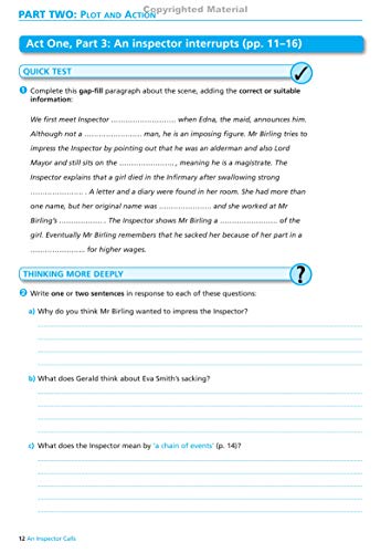 An Inspector Calls: York Notes for AQA GCSE (9-1) - Complete Revision and Exam Practice Pack - Image 12