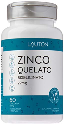 Zinco Quelato Bisglicinato 29mg Vegano 60 Cps| Lauton Nutrition