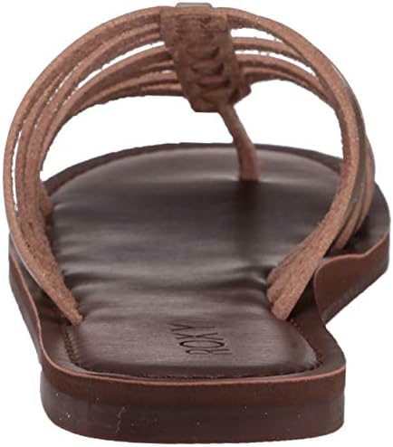 Roxy Women's Tia Slip On Sandals, Bronze, 6 M US | Image 2