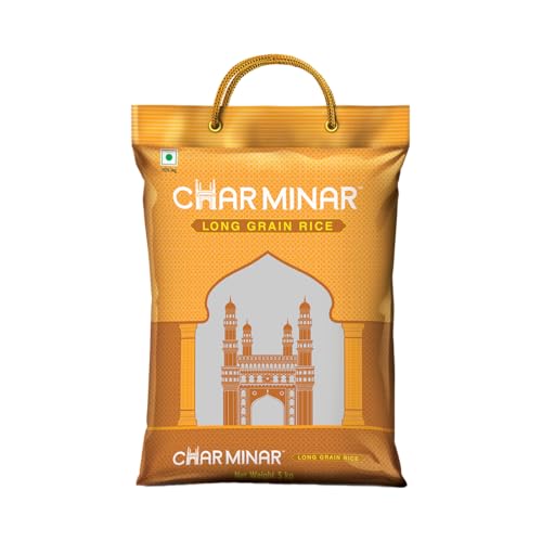 Image of Charminar Long Grain Rice, 5 kg | Ideal for Daily Cooking