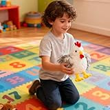 Zoom IMG-2 peluche di pollo cuscino morbido Zoom IMG-2 peluche di pollo cuscino morbido