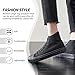 yageyan Womens High Top Canvas Sneakers Lace up Fashion Shoes for Women Casual Classic（All black08）