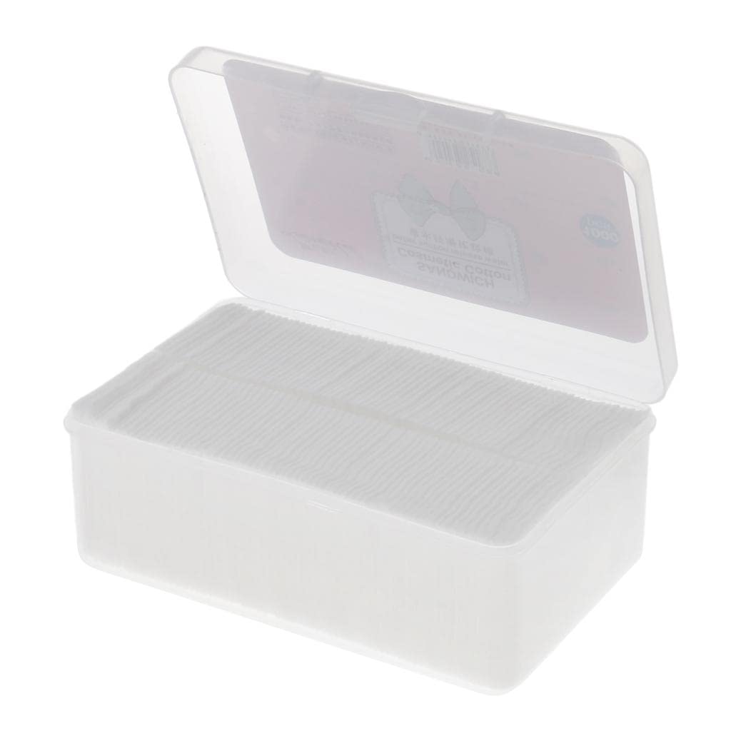 1000Pcs/Set Makeup Cotton Pads Squares, Face Cleaning Wipe Tissue Nail Art Remover Cleanser Pads OrganicCollectibles-image-39