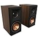 Produktbild klipsch Referenz Premiere RP500M II Bücherregal Lautsprecher Paar mit größerem 90° x 90° Hybrid Tractrix® Hupe 25 cm Hochtöner 133 cm Kerametallic Tieftöner für raumfüllendes HeimkinoSound in Walnuss