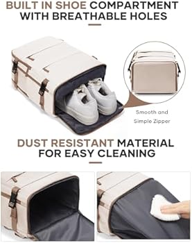 BJLFS Handbagage Rugzak voor Ryanair,Gepersonaliseerde Cabine Koffer 40x20x25cm Lichtgewicht Waterafstotend Reisrugzak met USB-Oplaadpunt,Ideaal voor Vakantie,Gratis Retour NL,Zwart S