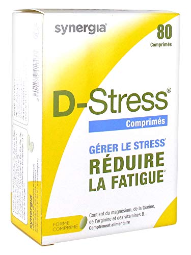 D-Stress Magnésium Hautement Assimilé Taurine, Arginine & Vitamines B (Vitamine B6, B5, B3, B2) Origine France