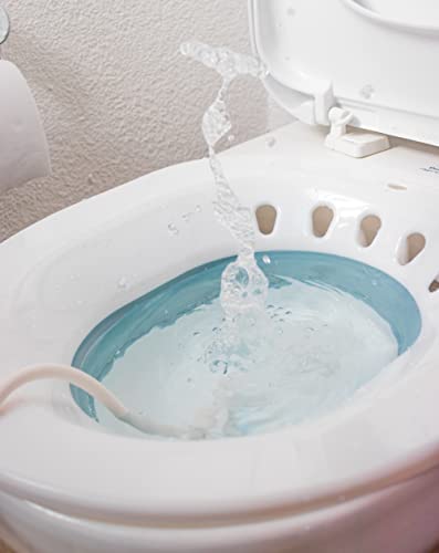 Bacia Bidê Portátil para Banho de Assento - UN - Azul - Longevitech (Azul)