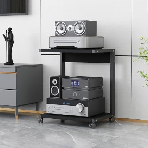 Support stéréo d'angle mobile pour éliminer le désordre des câbles audio-vidéo