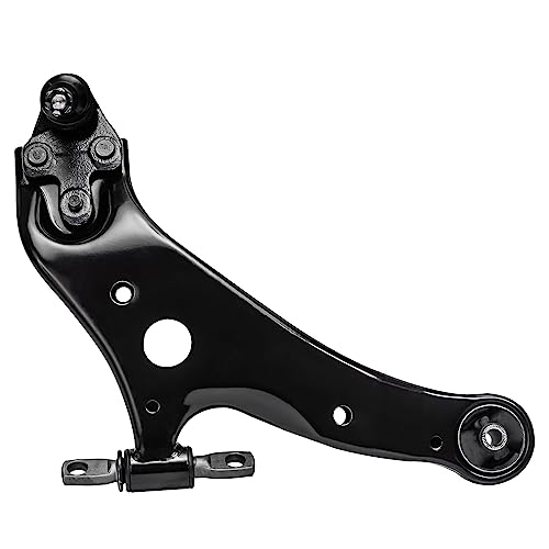 Image of Detroit Axle - 4pc Front End Control Arms Kit for Lexus RX350 RX450h Toyota Highlander, 2 Steering Knuckles and Wheel Bearing Hubs 2 Lower Control Arms w /Ball Joint Replacement