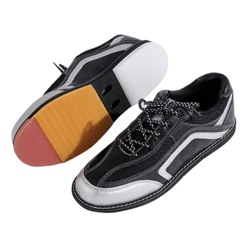 ForceRoute Zapatos De Bolos Unisex,Lawn Bowls Zapatos,Zapatos De Bolos Hombre Ligero con Cordones,Transpirabilidad,Antideslizantes,Ligero,Resistente Desgaste,para Diestros Y Zurdos
