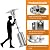 GarveeLife 48000 BTU Propane Heater for Outdoor Use, Heavy Duty Patio Heater with Round Table, Stainless Steel Burner with Wheels, Outdoor Portable Heater for Deck Garden