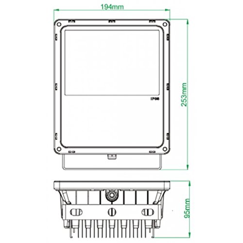 Foco LED de 50 W Slimline Modelo – blanco neutro