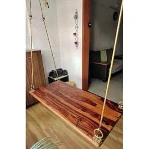 Wooden Plank Swing with iron chain (46