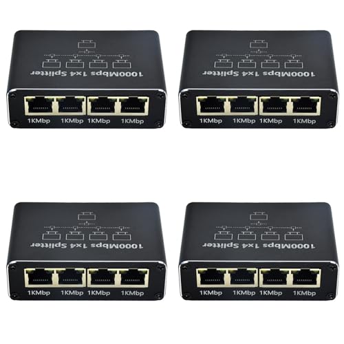 Répartiteur Réseau Gigabit RJ45 Solution Manque de Ports Ethernet pour Ordinateurs Portables PC