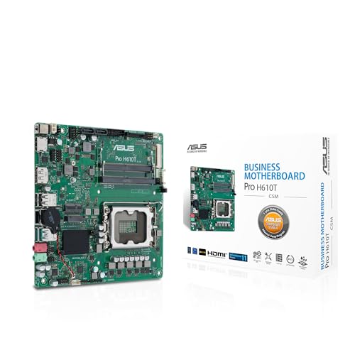 PRO H610T-CSM Scheda madre Intel Mini ITX, DDR5 LGA 1700, 2 SATA 6Gb/s, slot M.2, Ethernet Realtek, DisplayPort, HDMI, USB 3.2 Gen 2 e Type-C - Scheda madre - Immagine 3