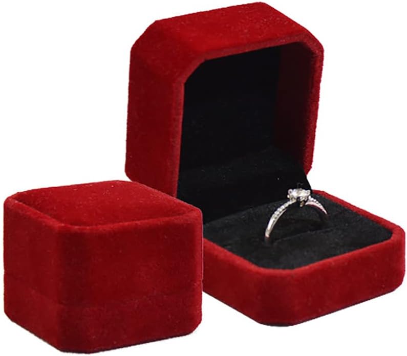 UUYYEO 2 Pcs Ring Gift Box Single Ring Display Box Ring