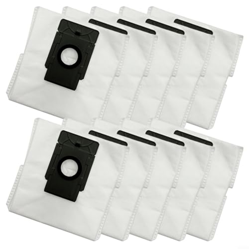 Emiif Paquete de 4/10 bolsas de polvo para robot aspirador EZVIZ RC3 Plus/RE4 Plus/RE4 Plus/RE5 Plus, telas no tejidas, filtración de recogida de polvo de gran capacidad de 4 L (paquete de 10)