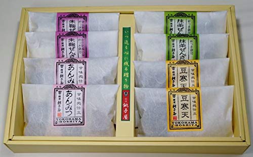 あんみつ 豆寒天 朱鞠ぜんざい 抹茶ぜんざい 詰合せのサムネイル