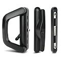 Sliding Patio Door Handle Set with Mortise Lock,Full Replacement Handle Lock Set Fits, Suitable for Sliding Glass Patio Door Thickness from 1.5in to 2in, 4-15/16" Screw Hole Spacing, Reversible Design