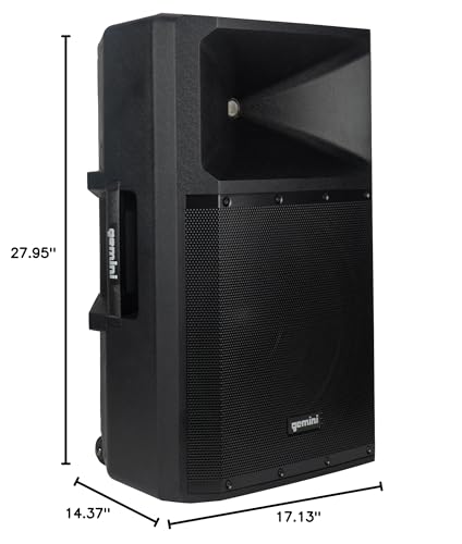Gemini Sound GSP-2200 Elite 2200W 15 Inch Active Dj Pa Speaker thumb #6