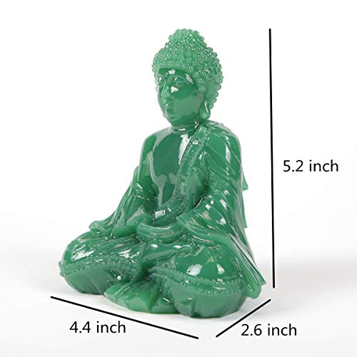 Estatua de Buda sentado meditativo para decoración miniatura 2