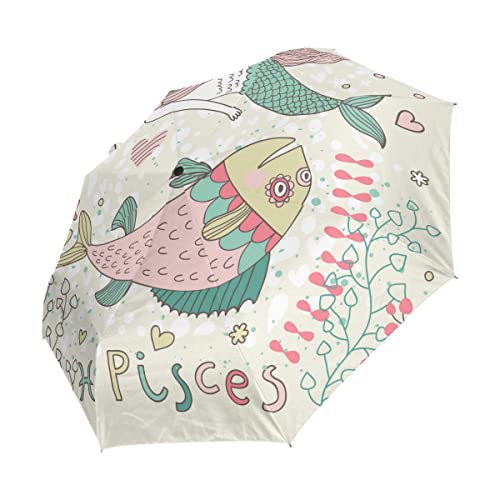 Parapluie pliable automatique coupe-vent et anti-UV pour la plage