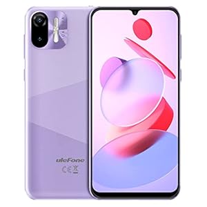 Ulefone Note 6 (2022) GSM 3G Unlocked Smartphone, Triple Card Slots, 6.1″ Waterdrop Incell Full- Screen Dual SIM Unlocked Cell Phones, AI Camera 5MP+2MP, 3300mAh, Face Unlock, Android 11 – Purple
