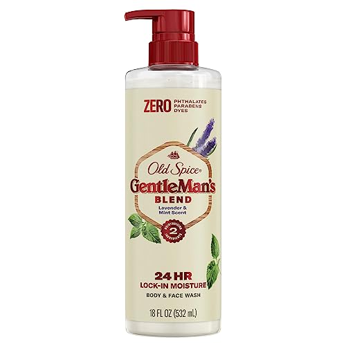 Old Spice Men's Body Wash Gentleman's Blend Lavender & Mint 18 Oz (Pack Of 4) #TOP2