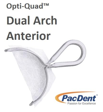 AmeriCan Goods Dental Metal Reinforced Impression Trays, Anterior Double Arch Dental Impression Trays (20)
