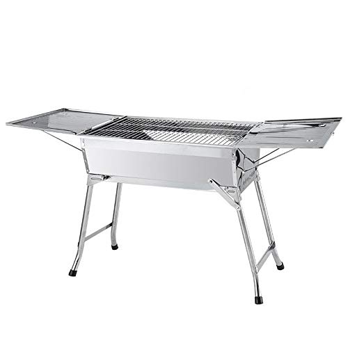 ZJSK Easy Barbecues Set Folding Barbecue Stove Folding Barbecue Light Charcoal Barbecue Barbecue Is Not Sticky Barbecue