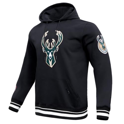 Image of Pro Standard Mens NBA Retro Classics Brushed Back French Terry Pull Over Hoodie