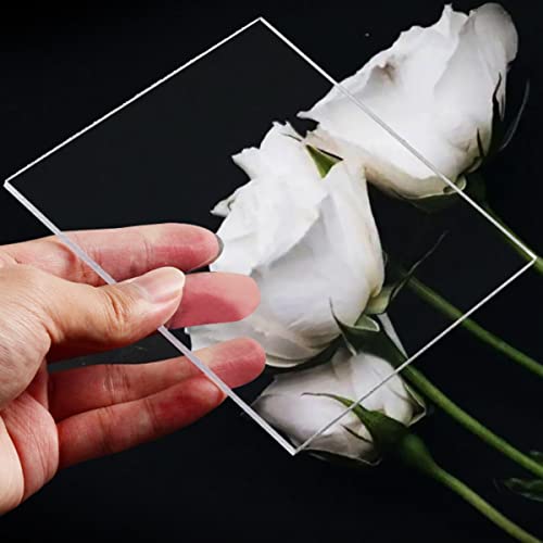Lámina acrílica Fielect transparente 16.54 x 11.69 pulg 4mm miniatura 6